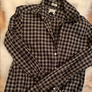 Men’s J Crew Green Plaid Button Down